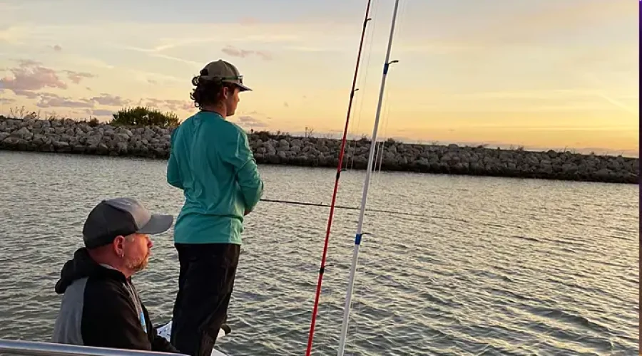 Spring Redfish with Spots to Dots Guide Service